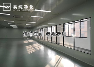 潔凈參觀走廊這樣設(shè)計大氣不？